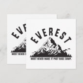 Carte Everest (Devant / Derrière)