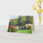 Carte Every exit is an entry somewhere else: transition (Fleur jaune)