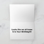 CARTE "EVERY ONE KNOWS" (Intérieur)