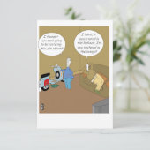 Carte Everyday humour card for the old scooter fanatic (Debout devant)
