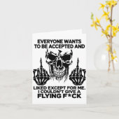 Carte Everyone Wants To Be Accepted And Likes Except For (Fleur jaune)