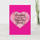 Carte Everything I Am – Soft Floral Typography Art (Devant)