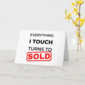 Carte Everything I Touch Turns To Sold 2 (Fleur jaune)