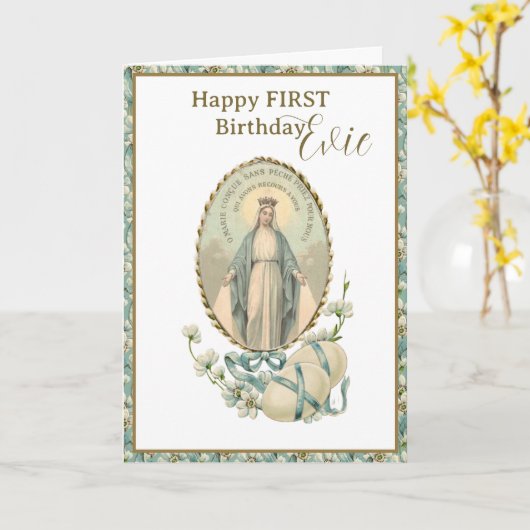 CARTE EVIE (Fleur jaune)