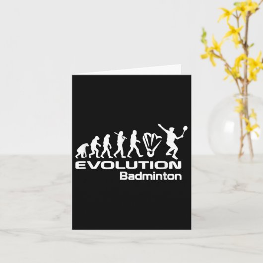 Carte Evolution Badminton (Fleur jaune)