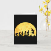 Carte Evolution Badminton brillant Joueur Badminton Cade (Fleur jaune)