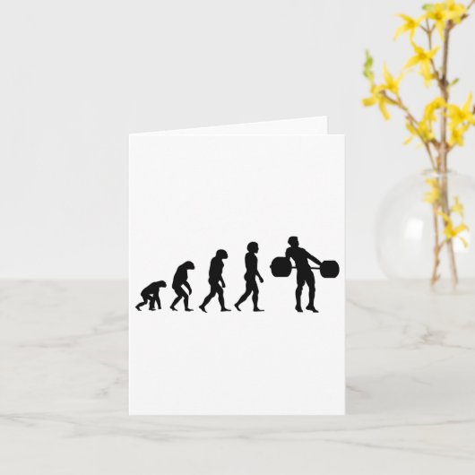 Carte Évolution Bodybuilder Poids Poids Poids (Fleur jaune)