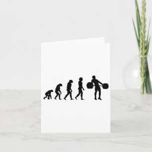 Carte Évolution Bodybuilder Poids Poids Poids