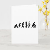Carte Evolution couple dansant (Fleur jaune)