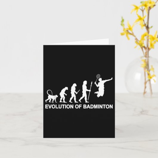 Carte Évolution De Badminton (Fleur jaune)