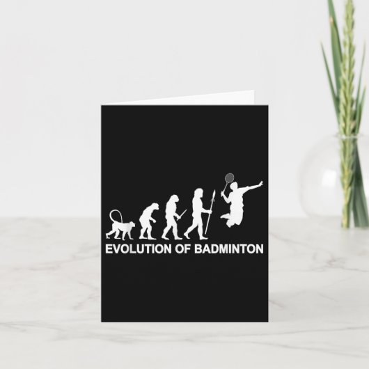 Carte Évolution De Badminton (Devant)