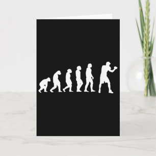 Carte Évolution de boxe kickboxing Boxe Combat Boxeur