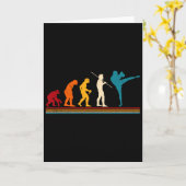 Carte Évolution de kickboxing Kickboxer Karaté Boxe Mma (Fleur jaune)