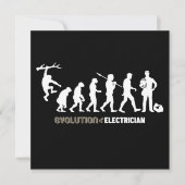 Carte Évolution de l'électricien (Devant)