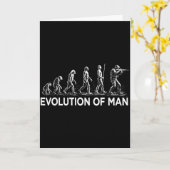 Carte Évolution de l'homme soldat militaire graphique vi (Fleur jaune)
