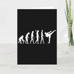 Carte Évolution de Taekwondo Mma Judo Kung Fu Tkw Kickbo