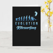 Carte Évolution du kitesurf (Fleur jaune)