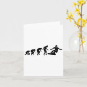 Carte Evolution du snowboard - Amateurs de snowboard Win (Fleur jaune)