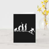 Carte Evolution du snowboard - Snowboard (Fleur jaune)