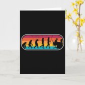 Carte Evolution Gamer Computer Freak Geek Nerd Pc Game  (Fleur jaune)