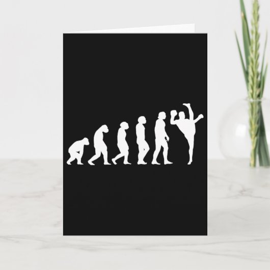 Carte Évolution Kickboxing Kickboxer (Devant)