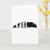 Carte Évolution of Piaggio Ape mini+ transporteurs (Fleur jaune)
