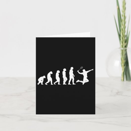 Carte Évolution Sport Badminton  (Devant)