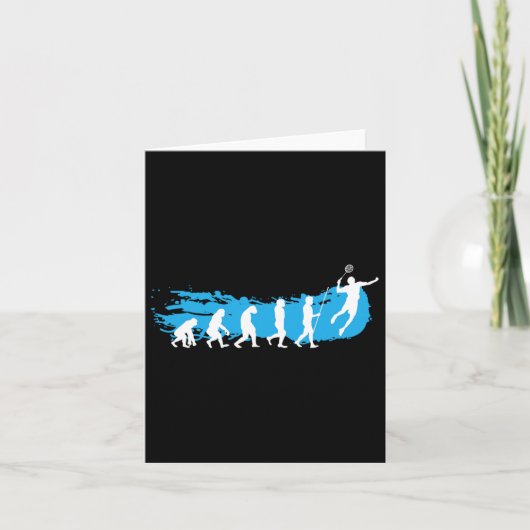 Carte Evolution Volant de badminton Badminton Player Cad (Devant)
