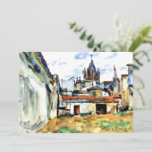 Carte Evora, Portugal - Peinture d'art (Debout devant)