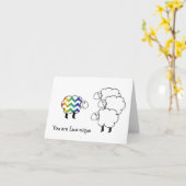 Carte Ewenique Unique I Love You (Fleur jaune)