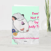 Carte Ewe's Not Fat ! (Dos)