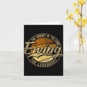 Carte Ewing Nj _ New Jersey _ Vintage Distressed  (Fleur jaune)