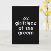 Carte Ex-amie de la chambre (Fleur jaune)