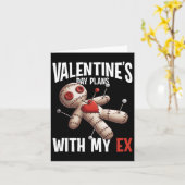 Carte Ex Lover Voodoo Doll Valentines Jour Plan Funny Re (Fleur jaune)