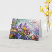 Carte Ex ou Ancienne Soeur en droit Fleurs sauvages d'an (Fleur jaune)