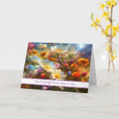 Carte Ex Soeur en droit Ancienne Soeur en droit Fête des (Fleur jaune)