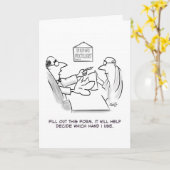 Carte Examen de proctologiste (Fleur jaune)