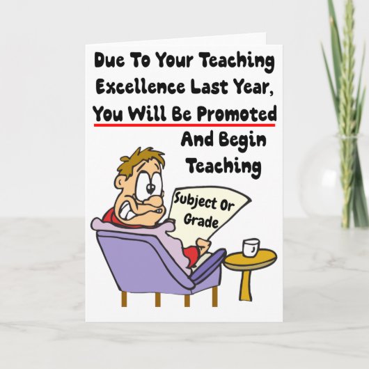 Carte Excellence En Enseignement - Nouveau Niveau Ou Suj (Devant)