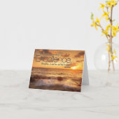 Carte Excellence est Habit Inspirational Note Card (Fleur jaune)