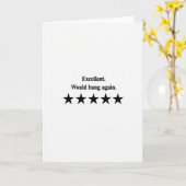 Carte Excellent Would Bang Again Card (Fleur jaune)