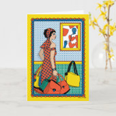 Carte Excès de bagages_B_Greeting (Fleur jaune)