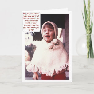 Carte Excitations d'anniversaire