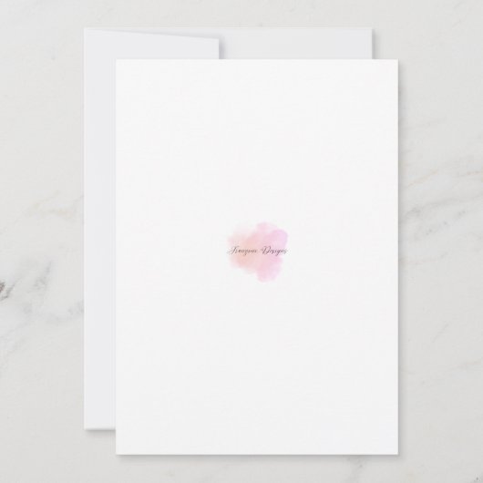 Carte Excitations, joie & plaisir, nouveau chiot, plat (Dos)