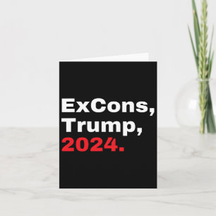Carte Excons Trump 2024 Trump Vance