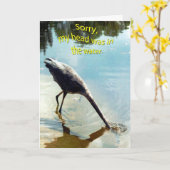 CARTE EXCUSES (Fleur jaune)