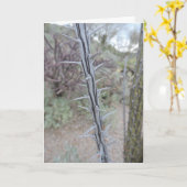 Carte excuses (Fleur jaune)