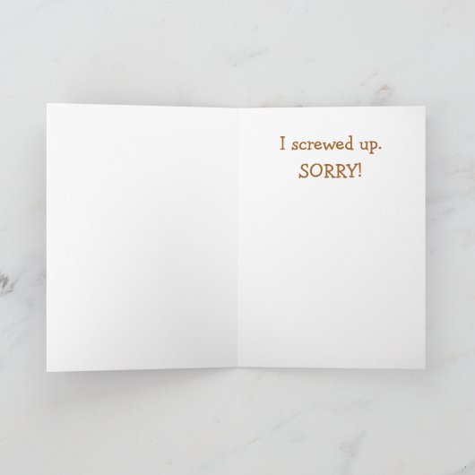 Carte Excuses de chats (Intérieur)