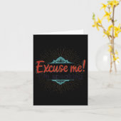 Carte Excusez-Moi ! Je parle Kamala Mème Design (Fleur jaune)