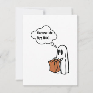 Carte Excusez-moi mais Boo