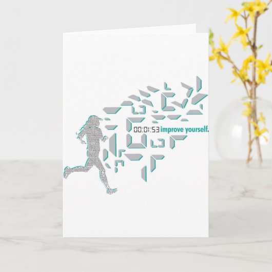 Carte Exécution motivationnelle (Fleur jaune)